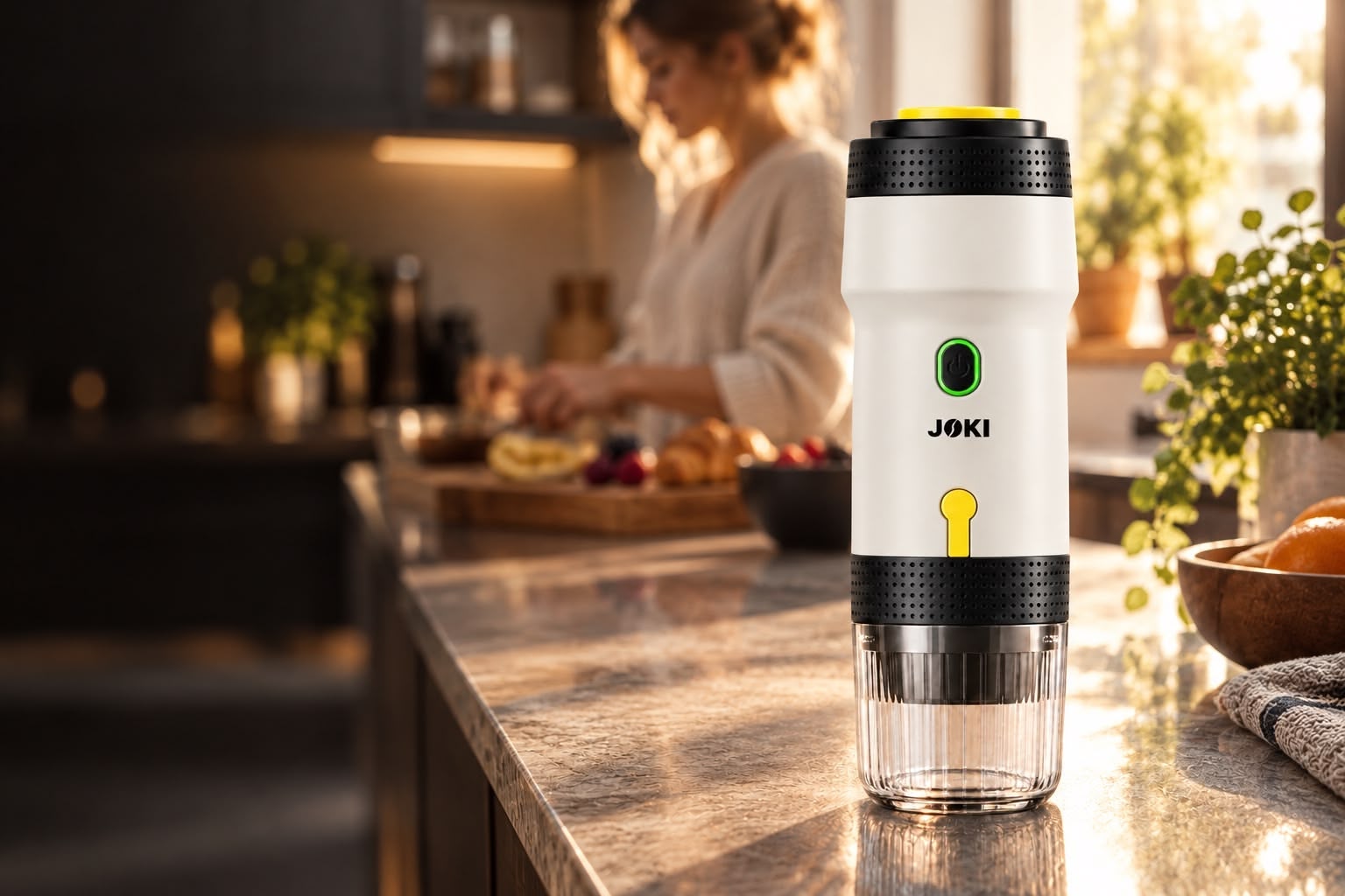 White JOKI in a home kitchen